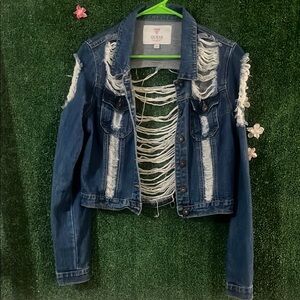Guess Distressed Denim Jacket